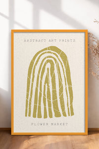 HOMEPACK Ahşap Çerçeveli Tablo Çerçeveli Poster Sanatsal Modern Duvar Dekoru FLOWER-87