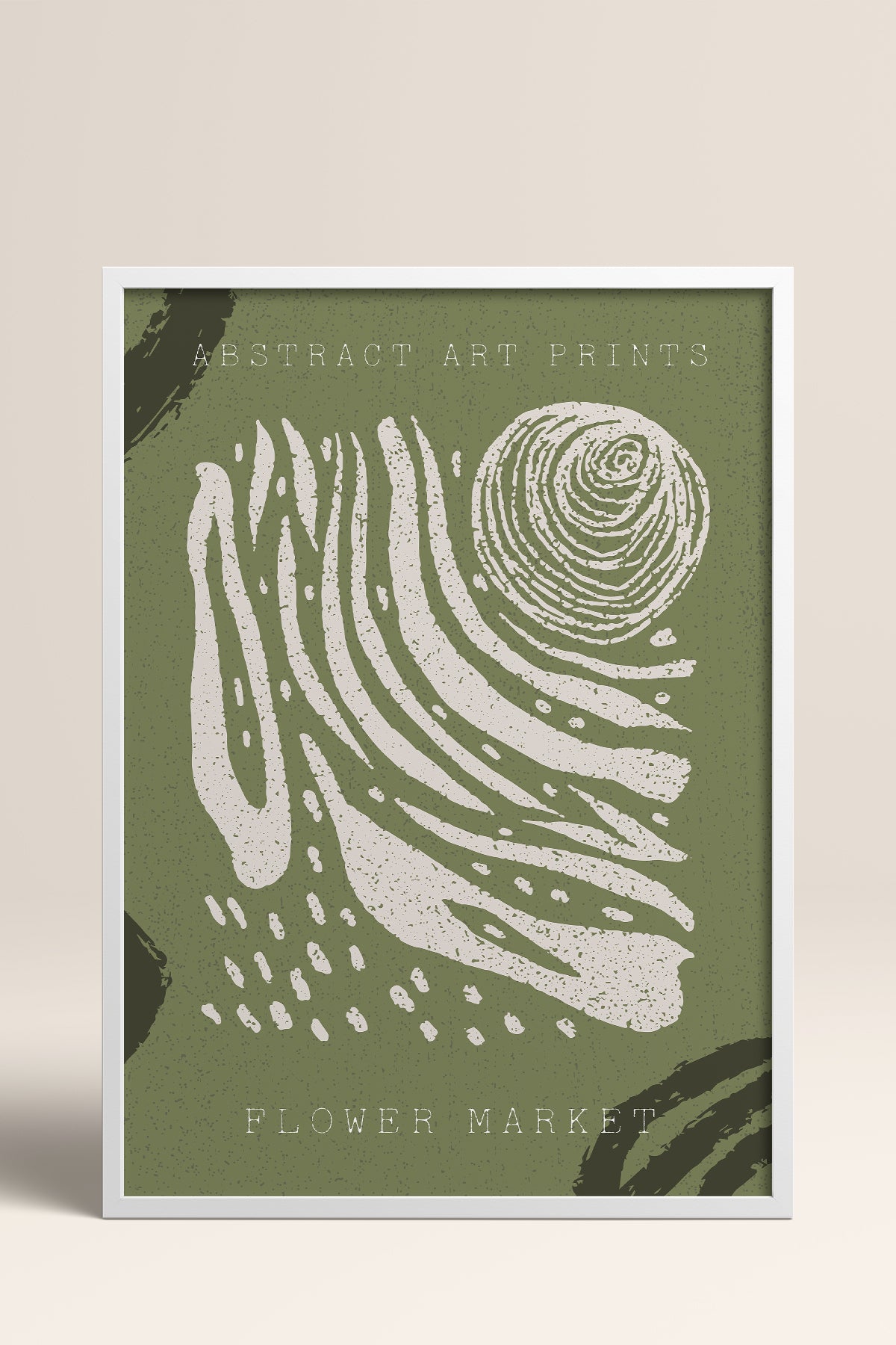 HOMEPACK Ahşap Çerçeveli Tablo Çerçeveli Poster Sanatsal Modern Duvar Dekoru FLOWER-88