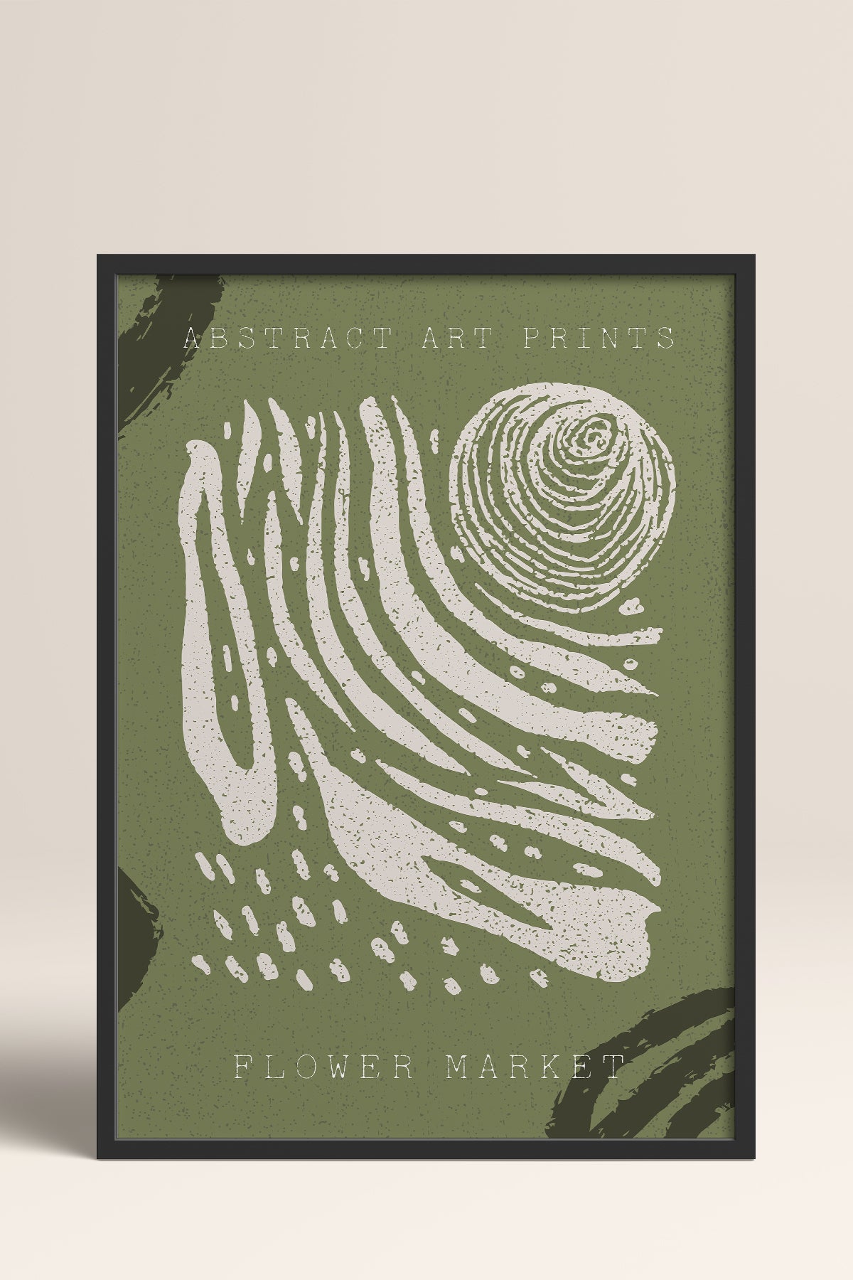 HOMEPACK Ahşap Çerçeveli Tablo Çerçeveli Poster Sanatsal Modern Duvar Dekoru FLOWER-88