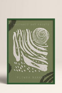 HOMEPACK Ahşap Çerçeveli Tablo Çerçeveli Poster Sanatsal Modern Duvar Dekoru FLOWER-88