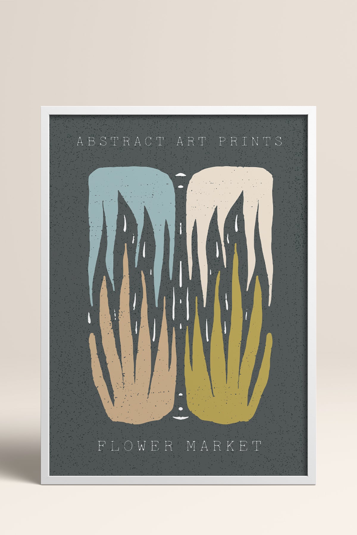 HOMEPACK Ahşap Çerçeveli Tablo Çerçeveli Poster Sanatsal Modern Duvar Dekoru FLOWER-91