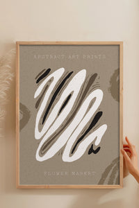 HOMEPACK Ahşap Çerçeveli Tablo Çerçeveli Poster Sanatsal Modern Duvar Dekoru FLOWER-94