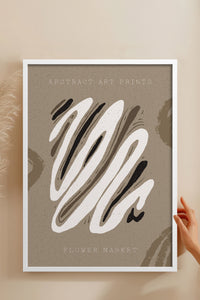 HOMEPACK Ahşap Çerçeveli Tablo Çerçeveli Poster Sanatsal Modern Duvar Dekoru FLOWER-94