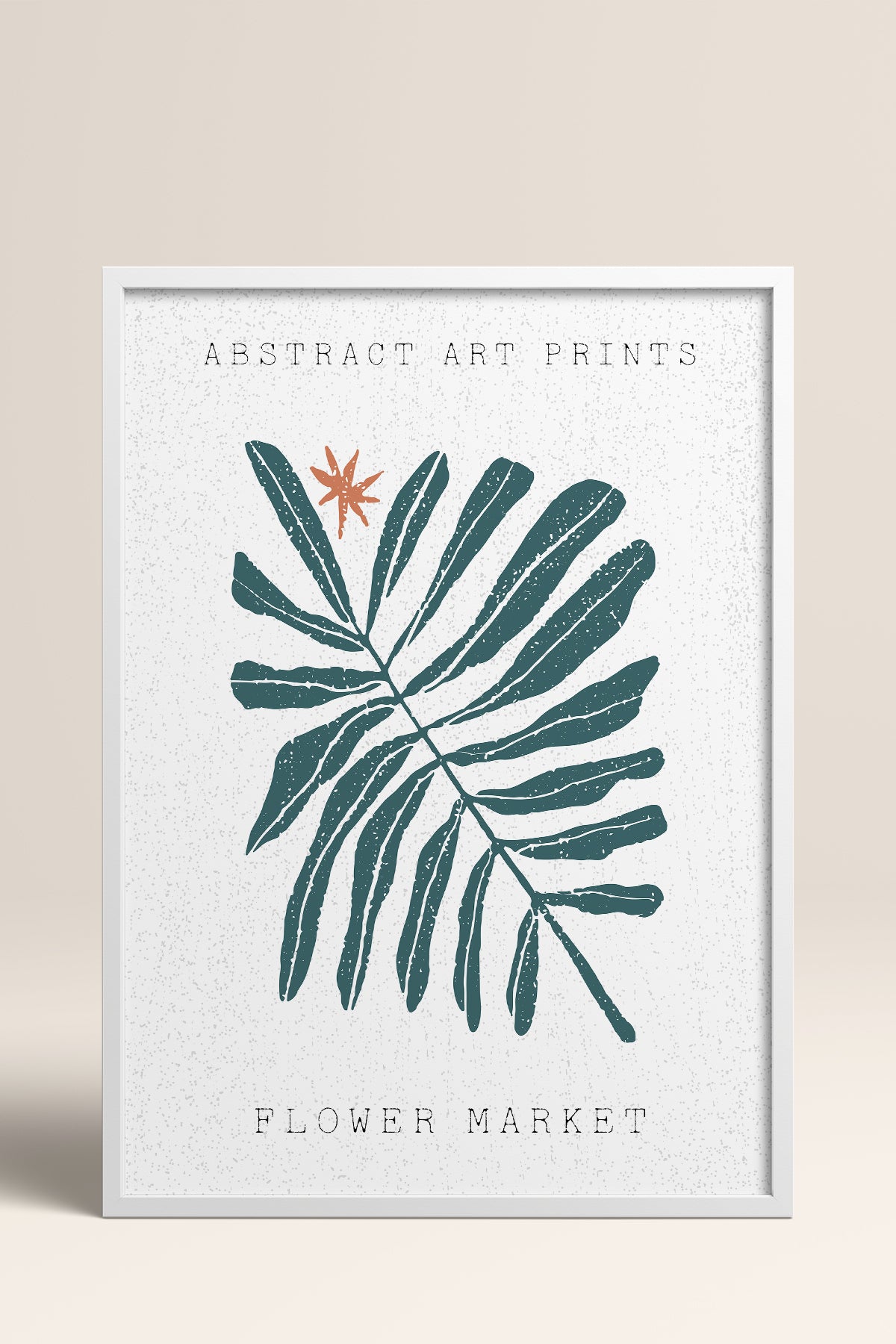 HOMEPACK Ahşap Çerçeveli Tablo Çerçeveli Poster Sanatsal Modern Duvar Dekoru FLOWER-95