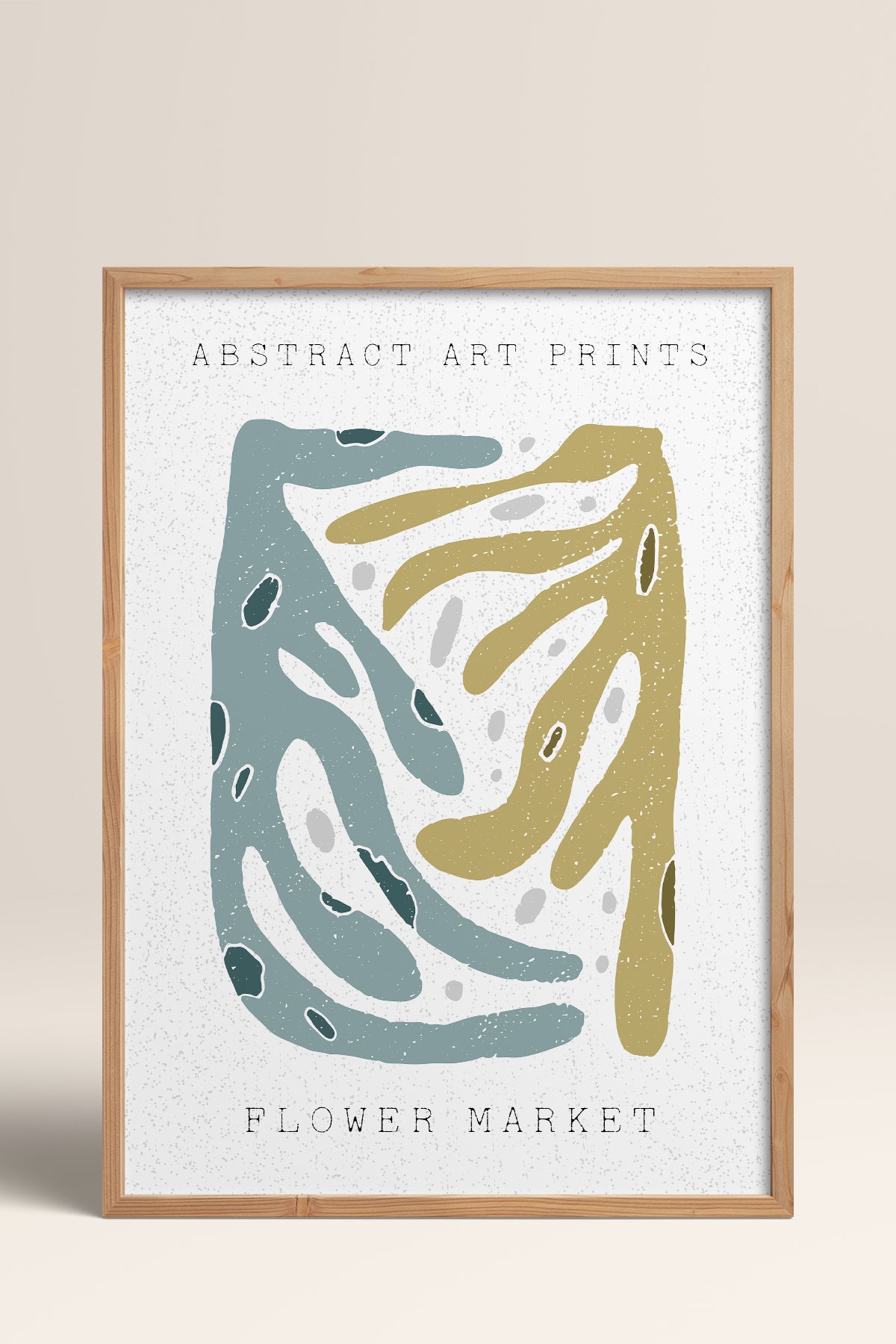 HOMEPACK Ahşap Çerçeveli Tablo Çerçeveli Poster Sanatsal Modern Duvar Dekoru FLOWER-97