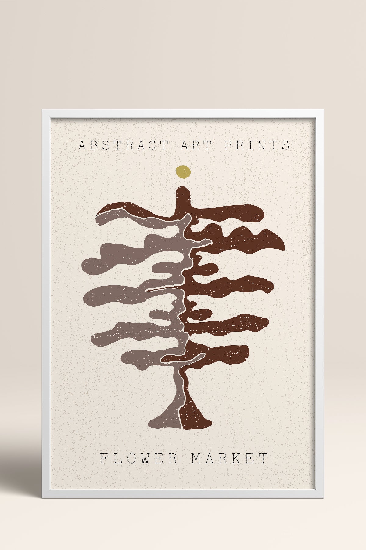 HOMEPACK Ahşap Çerçeveli Tablo Çerçeveli Poster Sanatsal Modern Duvar Dekoru FLOWER-99