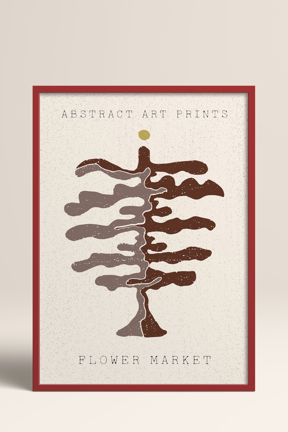 HOMEPACK Ahşap Çerçeveli Tablo Çerçeveli Poster Sanatsal Modern Duvar Dekoru FLOWER-99