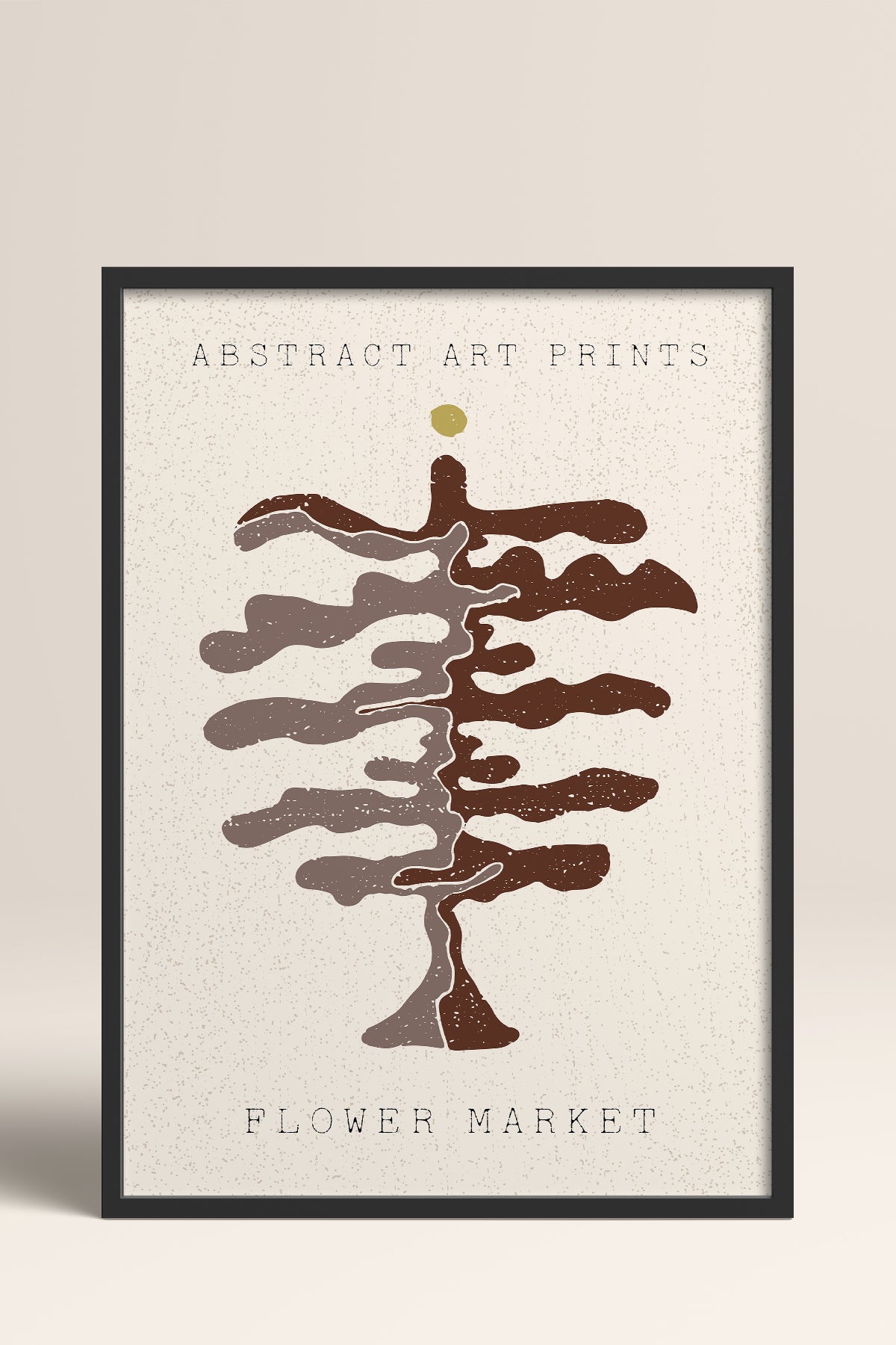 HOMEPACK Ahşap Çerçeveli Tablo Çerçeveli Poster Sanatsal Modern Duvar Dekoru FLOWER-99