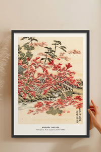 HOMEPACK Ahşap Çerçeveli Tablo Çerçeveli Poster Sanatsal Modern Duvar Dekoru JPN-01