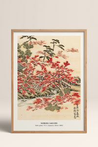 HOMEPACK Ahşap Çerçeveli Tablo Çerçeveli Poster Sanatsal Modern Duvar Dekoru JPN-01