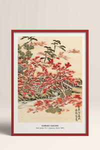 HOMEPACK Ahşap Çerçeveli Tablo Çerçeveli Poster Sanatsal Modern Duvar Dekoru JPN-01