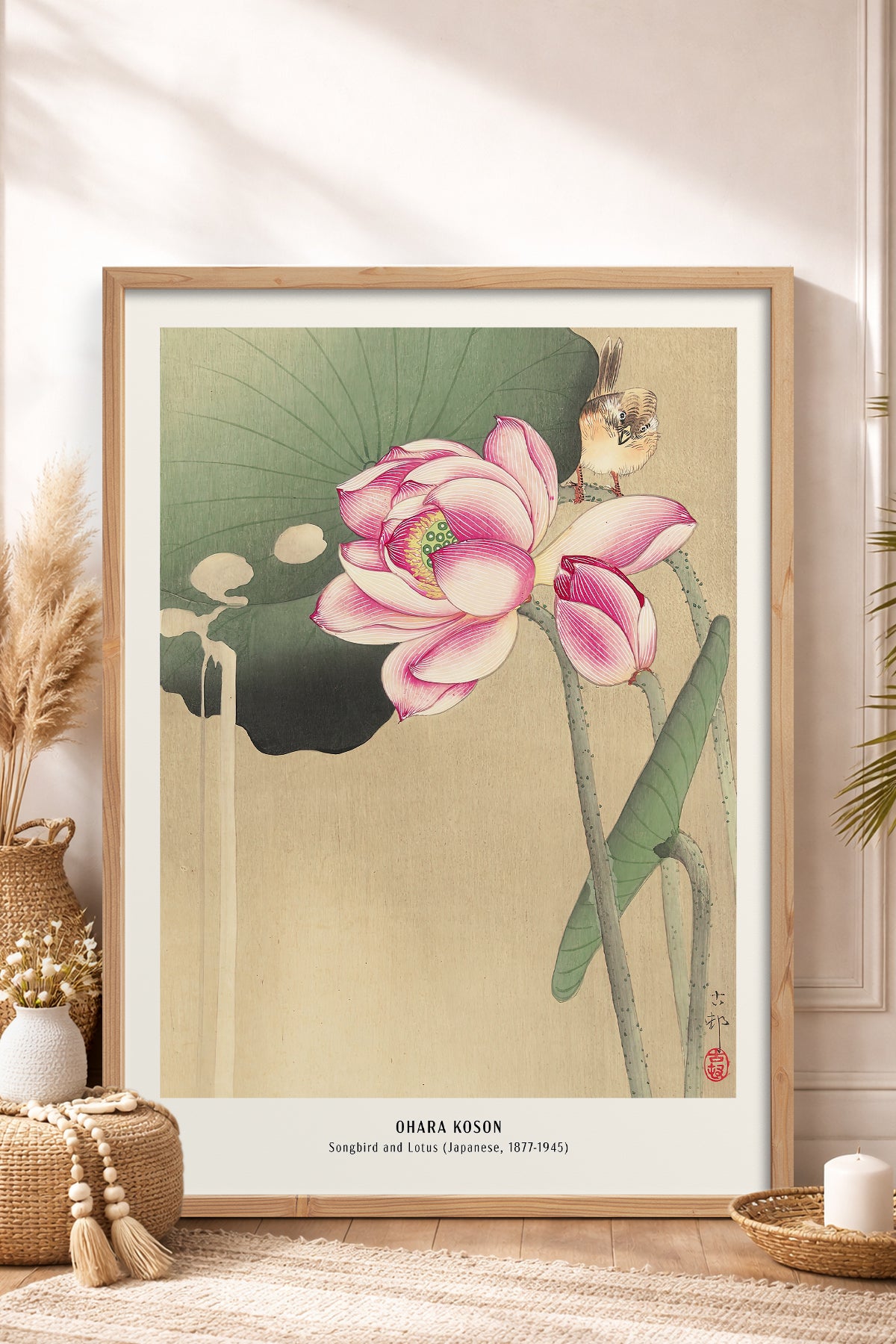 HOMEPACK Ahşap Çerçeveli Tablo Çerçeveli Poster Sanatsal Modern Duvar Dekoru JPN-09