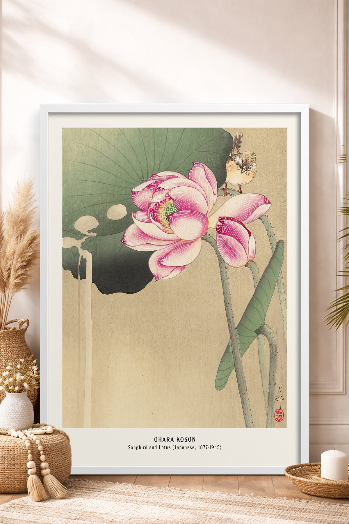 HOMEPACK Ahşap Çerçeveli Tablo Çerçeveli Poster Sanatsal Modern Duvar Dekoru JPN-09