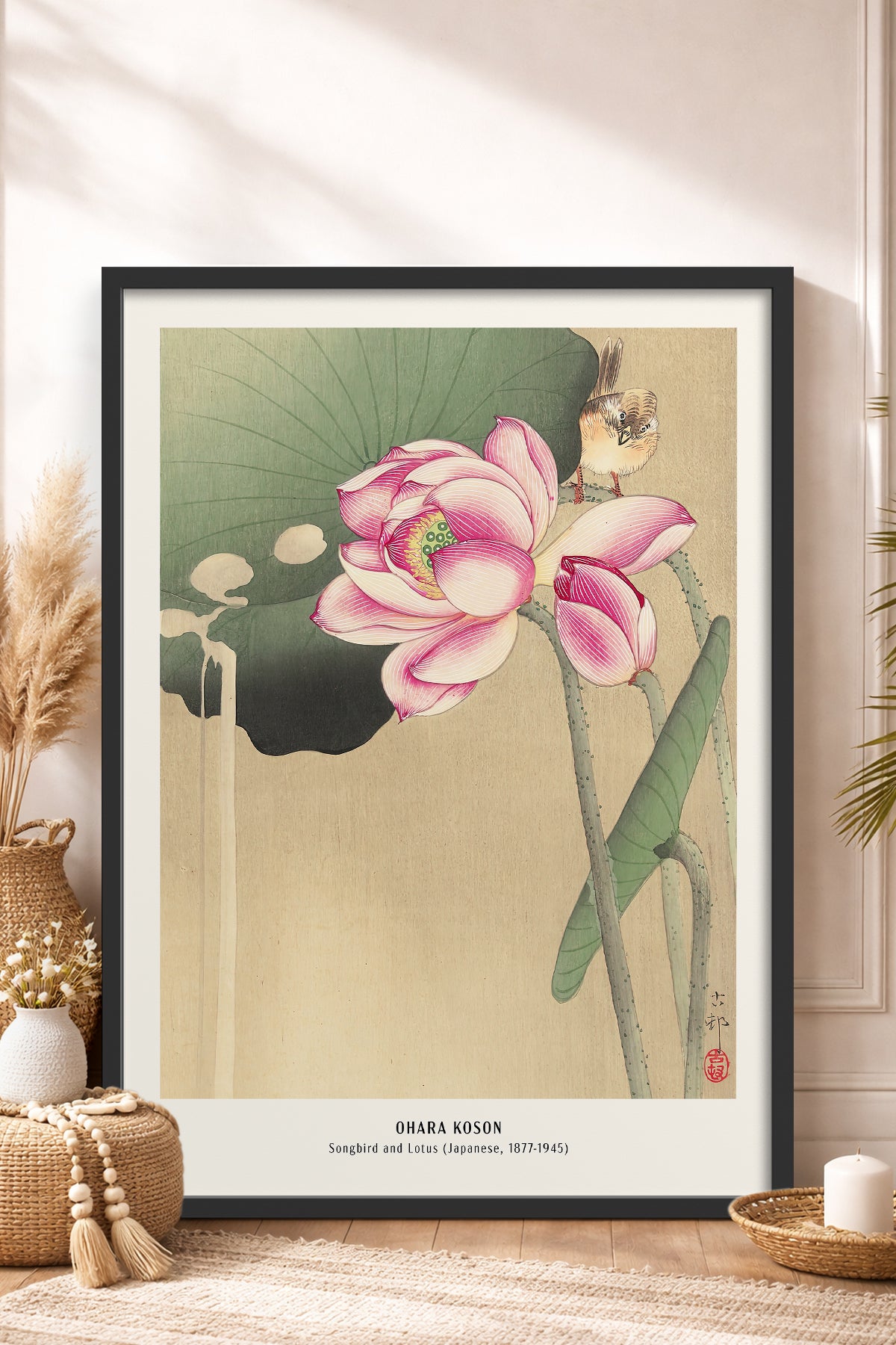 HOMEPACK Ahşap Çerçeveli Tablo Çerçeveli Poster Sanatsal Modern Duvar Dekoru JPN-09