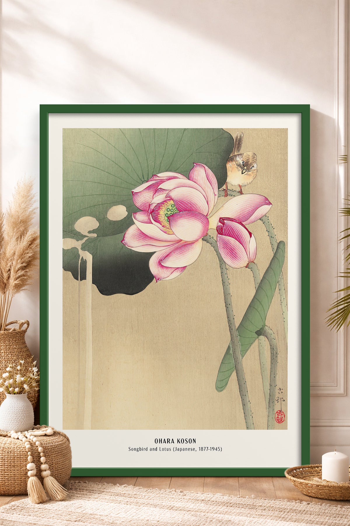 HOMEPACK Ahşap Çerçeveli Tablo Çerçeveli Poster Sanatsal Modern Duvar Dekoru JPN-09