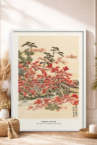 HOMEPACK Ahşap Çerçeveli Tablo Çerçeveli Poster Sanatsal Modern Duvar Dekoru JPN-01