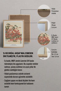 HOMEPACK Ahşap Çerçeveli Tablo Çerçeveli Poster Sanatsal Modern Duvar Dekoru JPN-01