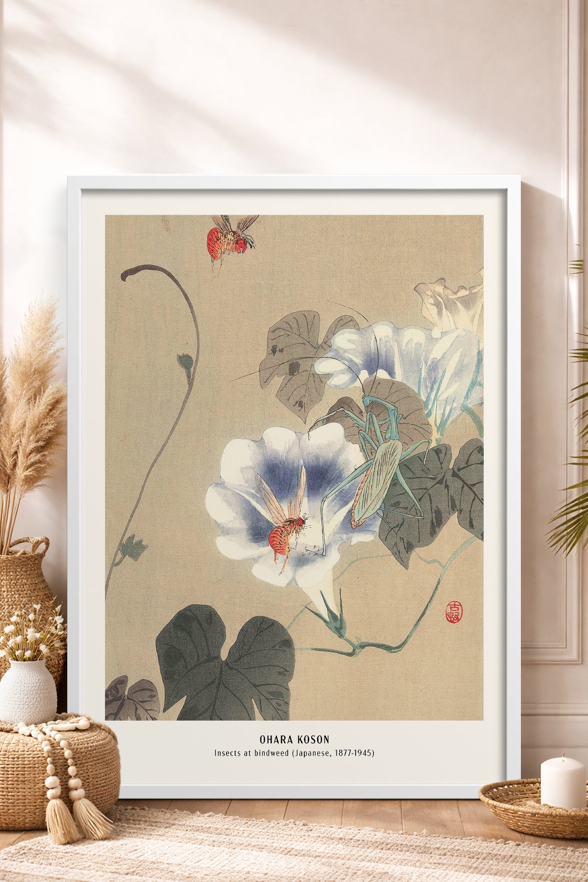 HOMEPACK Ahşap Çerçeveli Tablo Çerçeveli Poster Sanatsal Modern Duvar Dekoru JPN-011