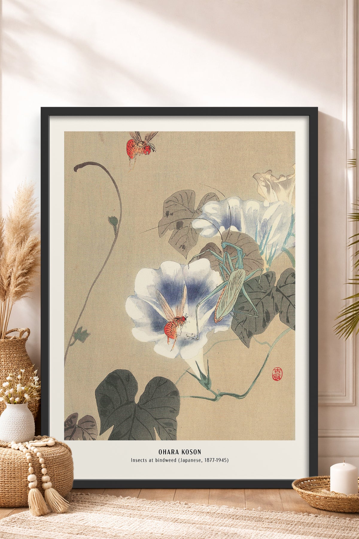 HOMEPACK Ahşap Çerçeveli Tablo Çerçeveli Poster Sanatsal Modern Duvar Dekoru JPN-011