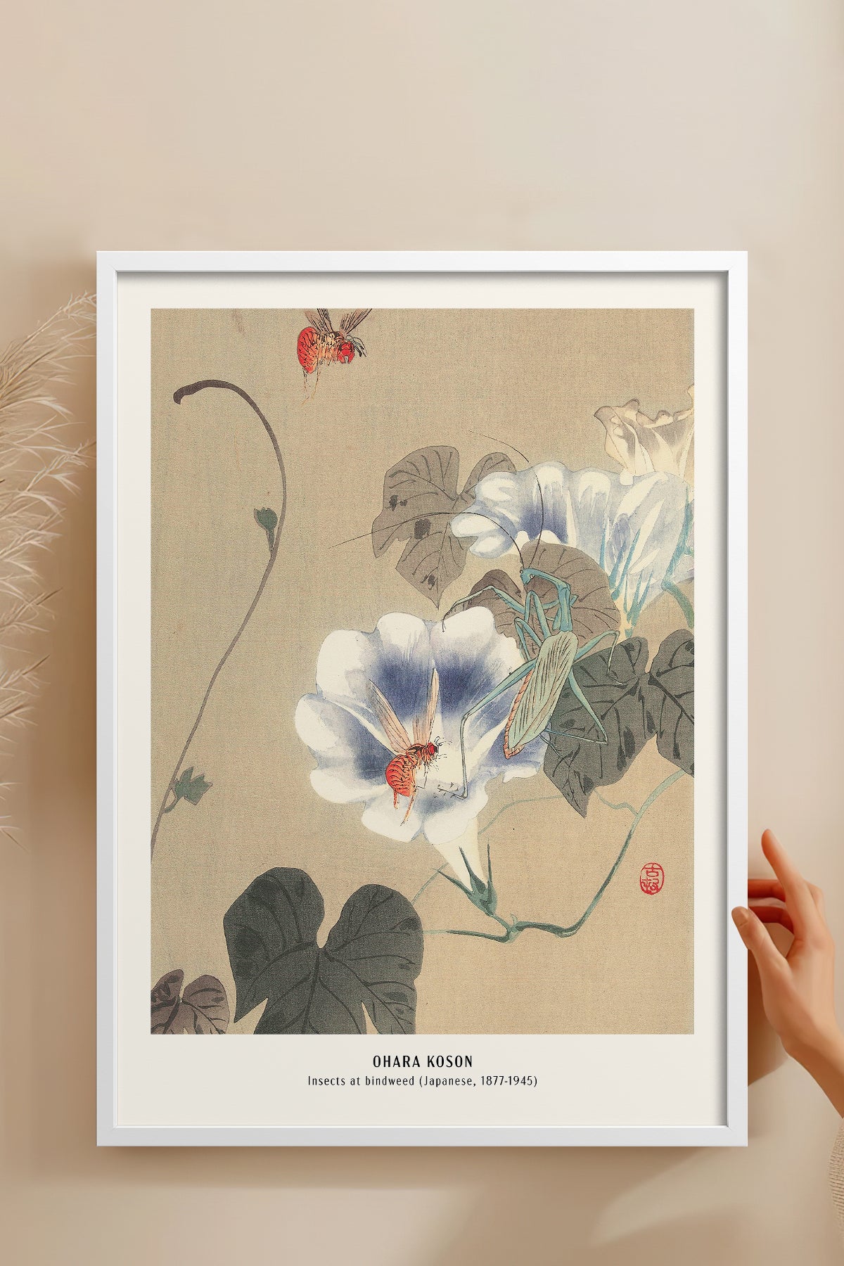 HOMEPACK Ahşap Çerçeveli Tablo Çerçeveli Poster Sanatsal Modern Duvar Dekoru JPN-011