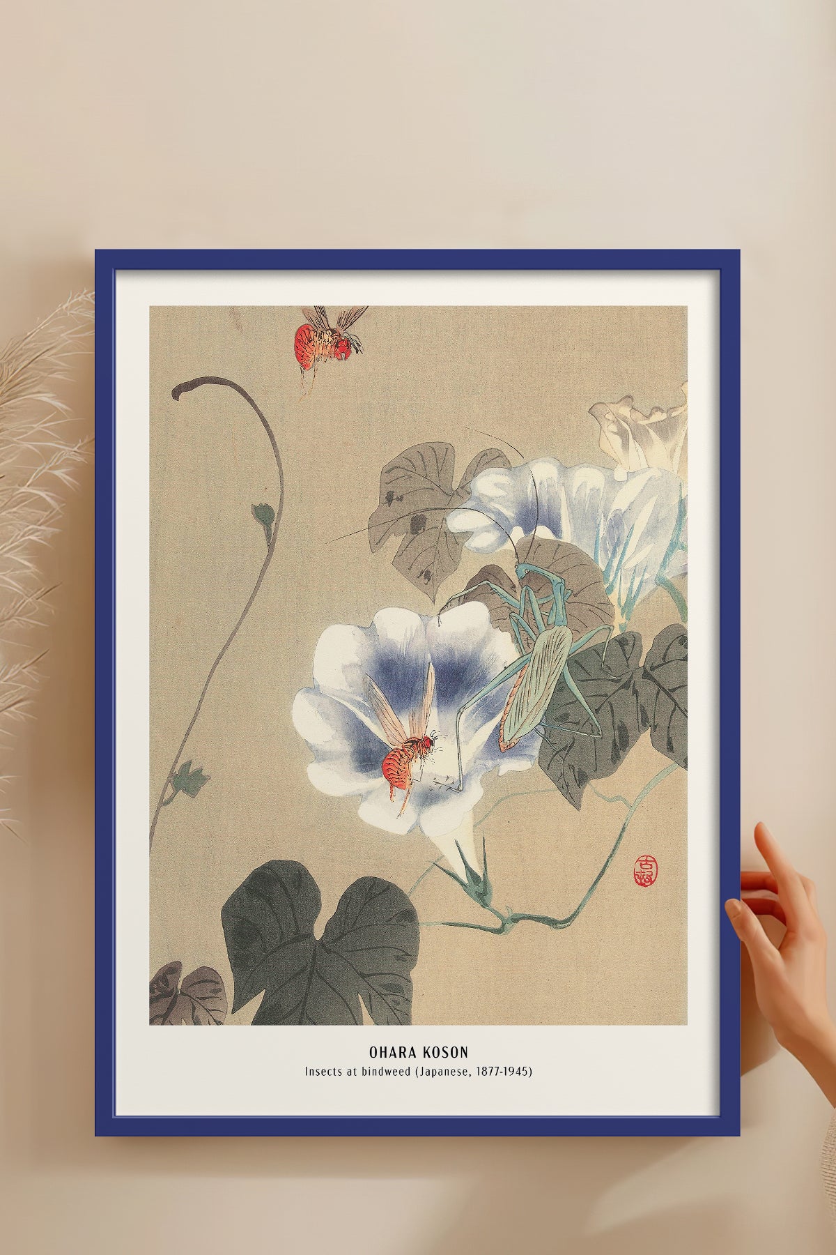 HOMEPACK Ahşap Çerçeveli Tablo Çerçeveli Poster Sanatsal Modern Duvar Dekoru JPN-011
