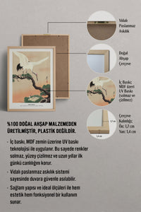 HOMEPACK Ahşap Çerçeveli Tablo Çerçeveli Poster Sanatsal Modern Duvar Dekoru JPN-013