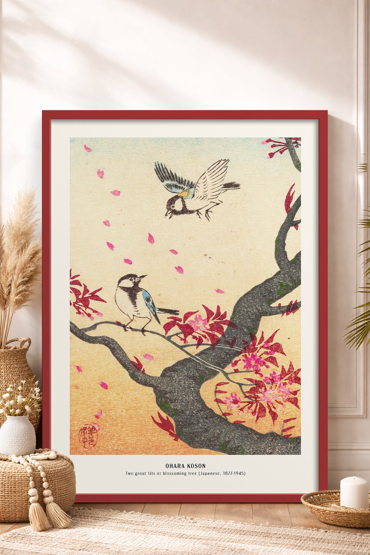 HOMEPACK Ahşap Çerçeveli Tablo Çerçeveli Poster Sanatsal Modern Duvar Dekoru JPN-014