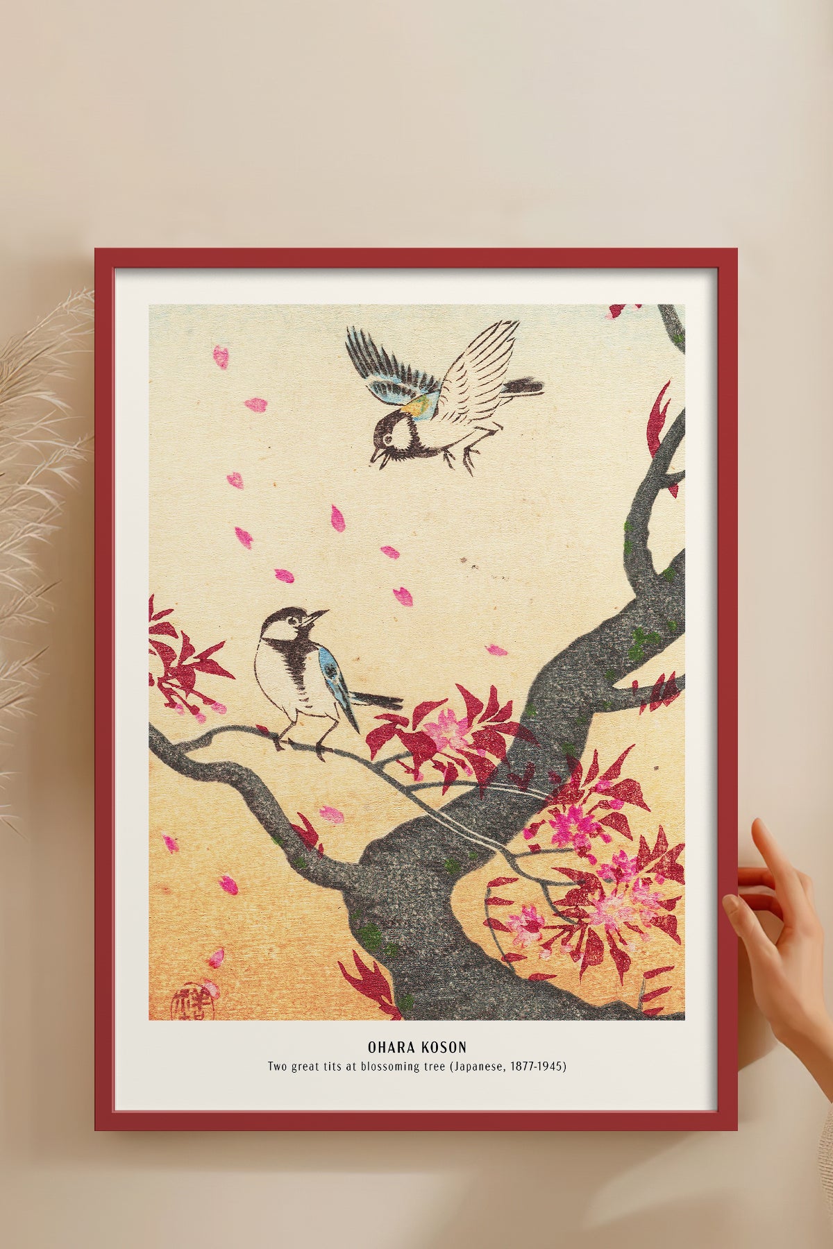 HOMEPACK Ahşap Çerçeveli Tablo Çerçeveli Poster Sanatsal Modern Duvar Dekoru JPN-014