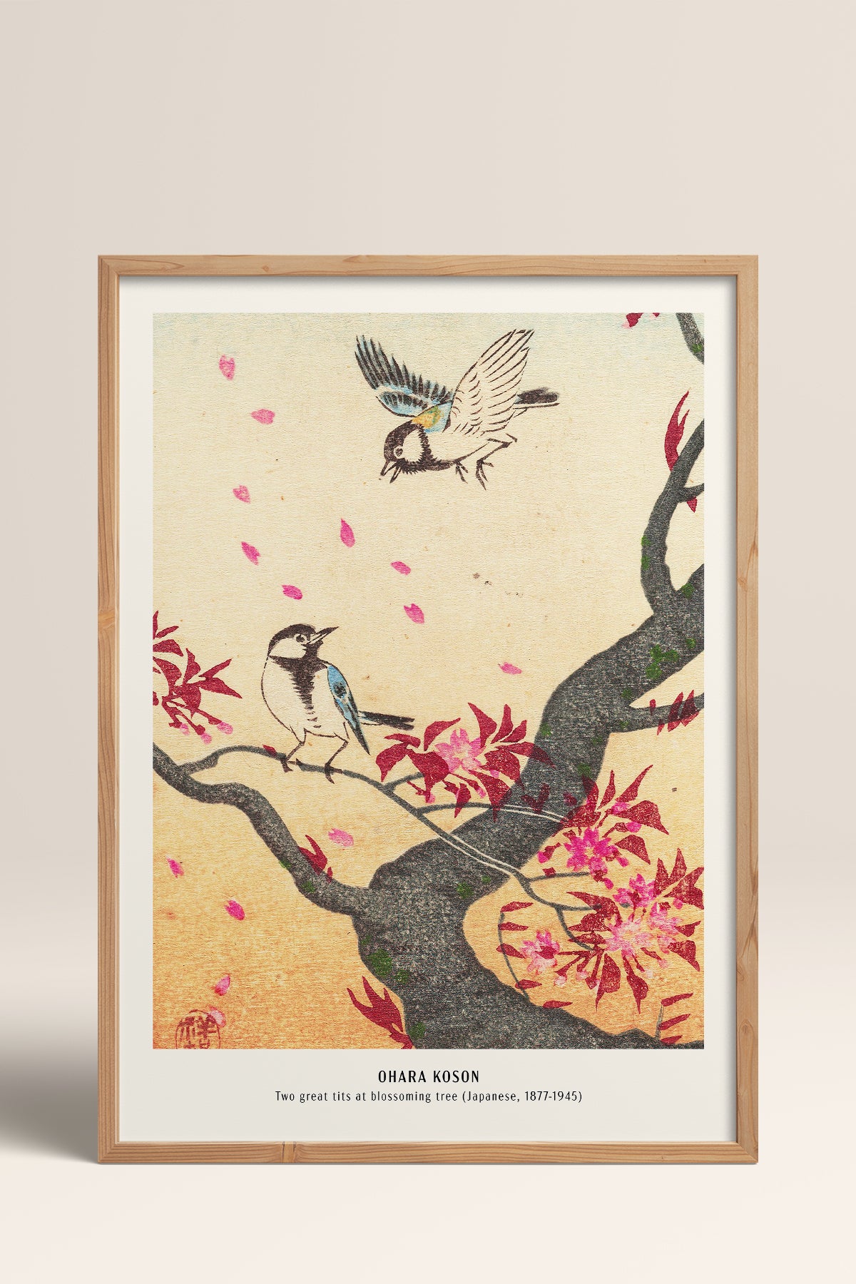 HOMEPACK Ahşap Çerçeveli Tablo Çerçeveli Poster Sanatsal Modern Duvar Dekoru JPN-014