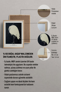HOMEPACK Ahşap Çerçeveli Tablo Çerçeveli Poster Sanatsal Modern Duvar Dekoru JPN-15