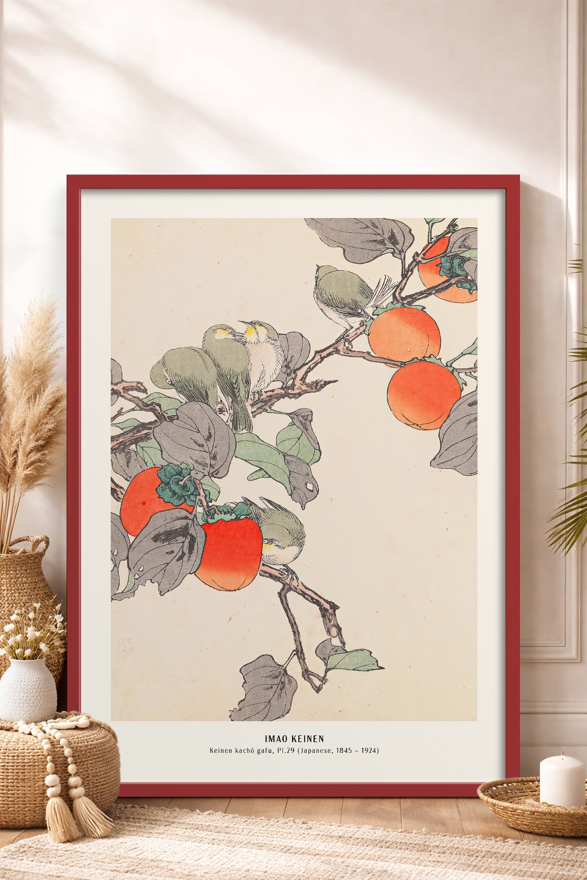 HOMEPACK Ahşap Çerçeveli Tablo Çerçeveli Poster Sanatsal Modern Duvar Dekoru JPN-017