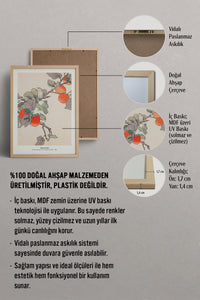 HOMEPACK Ahşap Çerçeveli Tablo Çerçeveli Poster Sanatsal Modern Duvar Dekoru JPN-017