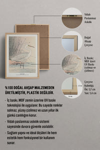 HOMEPACK Ahşap Çerçeveli Tablo Çerçeveli Poster Sanatsal Modern Duvar Dekoru JPN-018