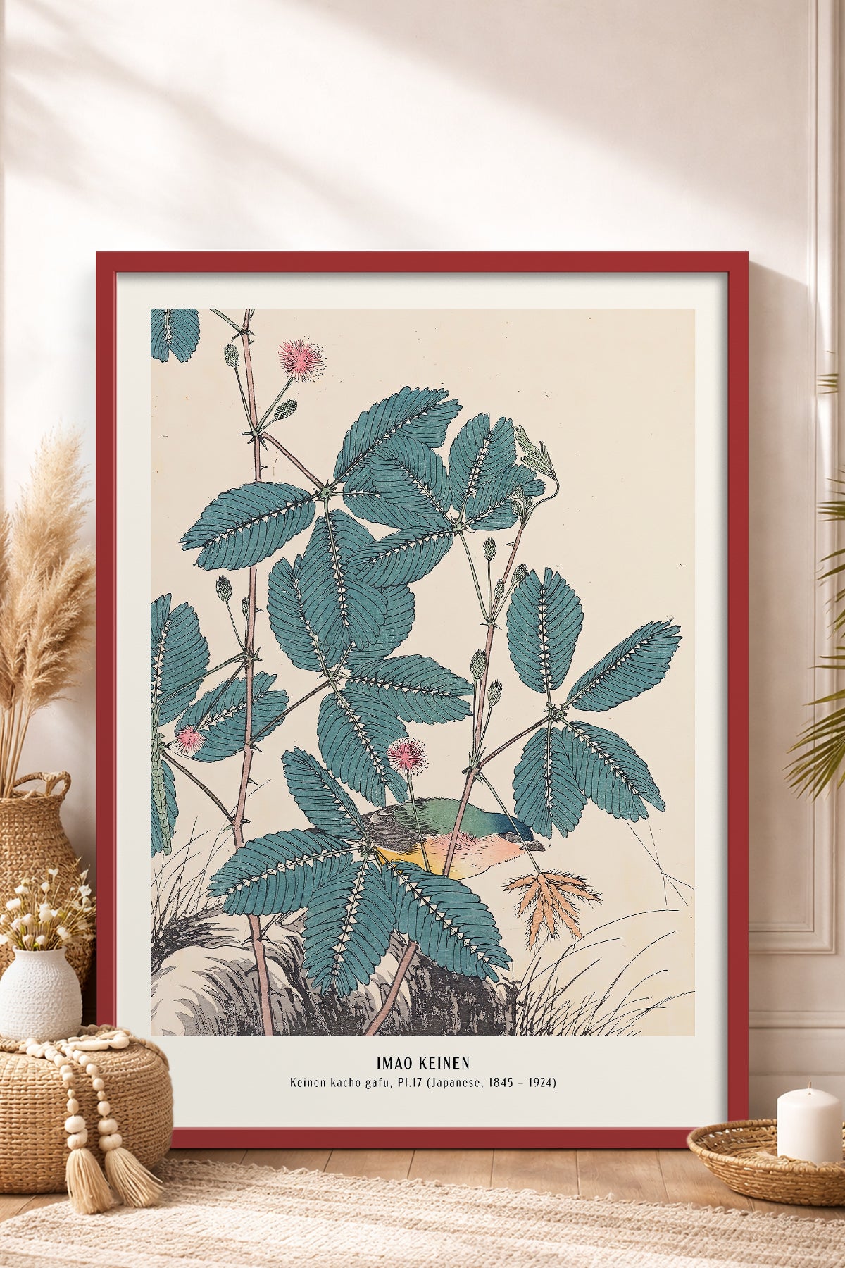 HOMEPACK Ahşap Çerçeveli Tablo Çerçeveli Poster Sanatsal Modern Duvar Dekoru JPN-019