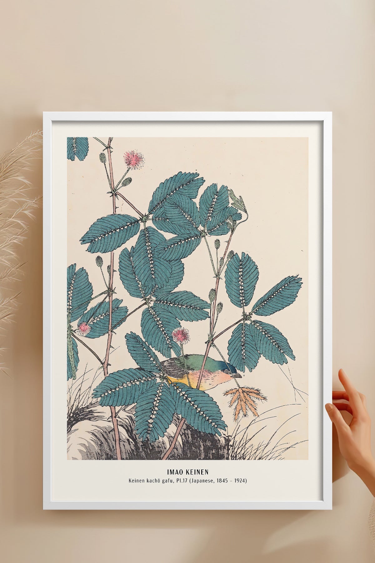 HOMEPACK Ahşap Çerçeveli Tablo Çerçeveli Poster Sanatsal Modern Duvar Dekoru JPN-019