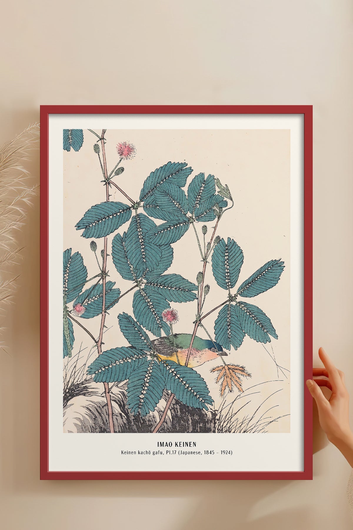 HOMEPACK Ahşap Çerçeveli Tablo Çerçeveli Poster Sanatsal Modern Duvar Dekoru JPN-019