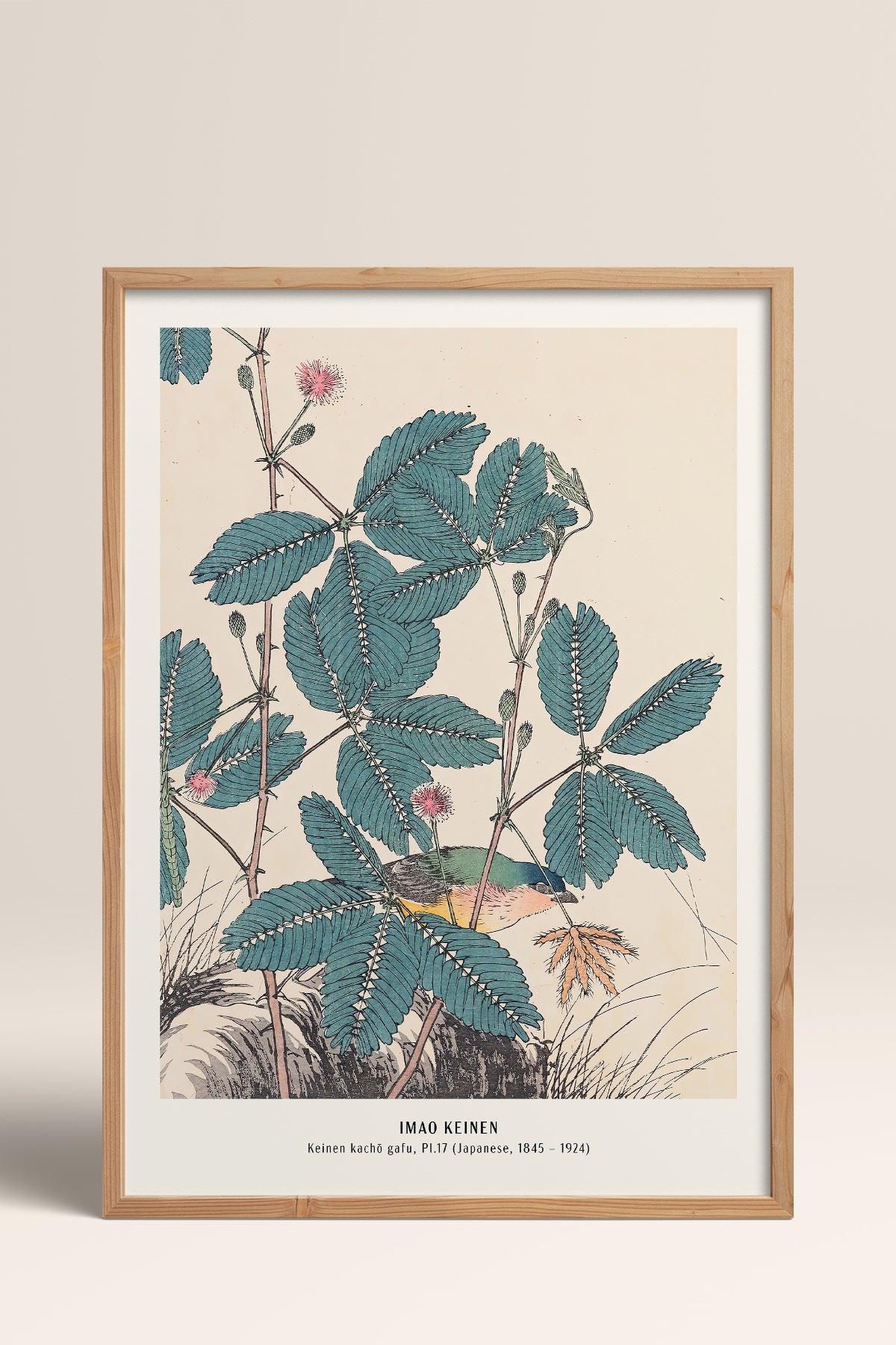 HOMEPACK Ahşap Çerçeveli Tablo Çerçeveli Poster Sanatsal Modern Duvar Dekoru JPN-019