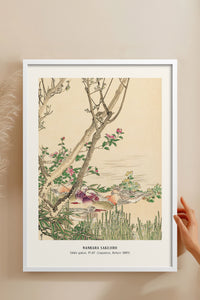 HOMEPACK Ahşap Çerçeveli Tablo Çerçeveli Poster Sanatsal Modern Duvar Dekoru JPN-02