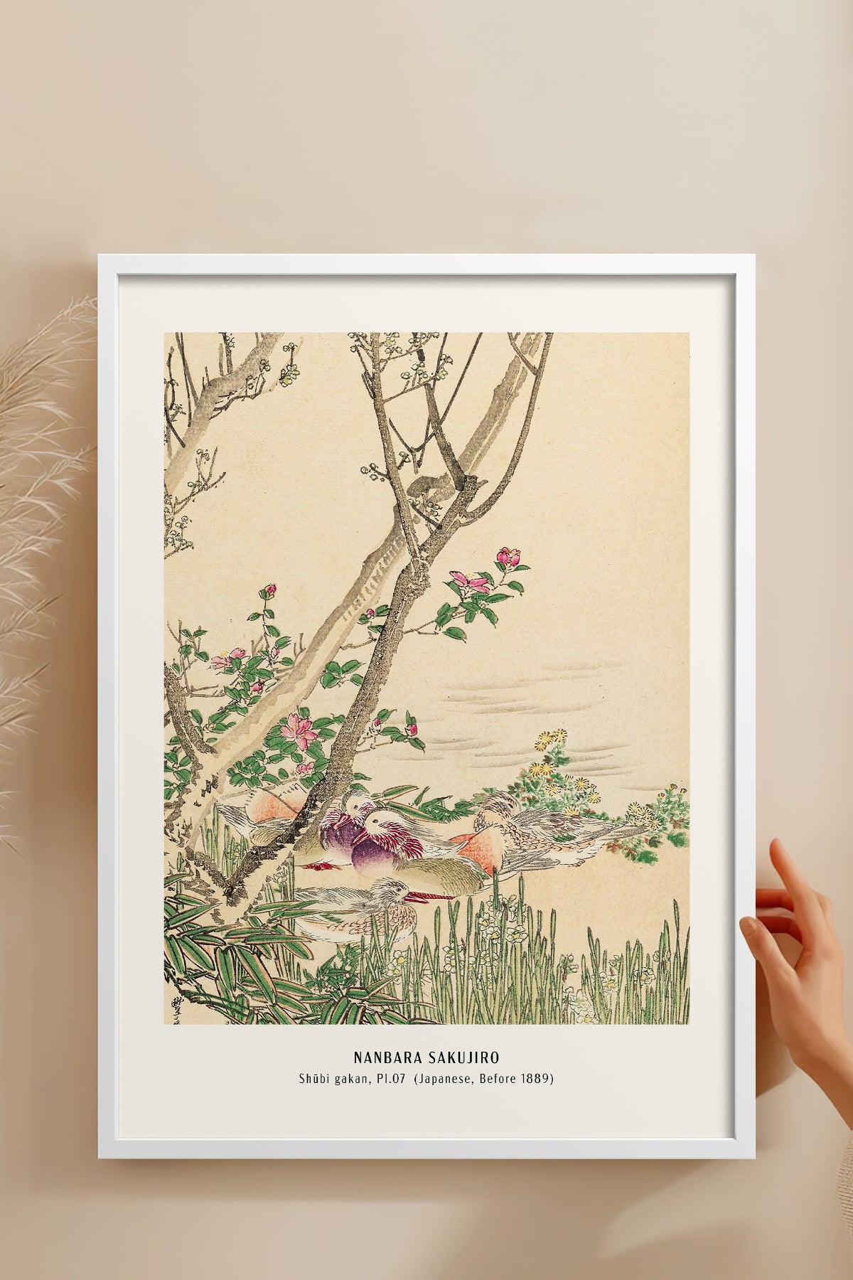 HOMEPACK Ahşap Çerçeveli Tablo Çerçeveli Poster Sanatsal Modern Duvar Dekoru JPN-02