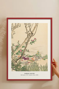 HOMEPACK Ahşap Çerçeveli Tablo Çerçeveli Poster Sanatsal Modern Duvar Dekoru JPN-02