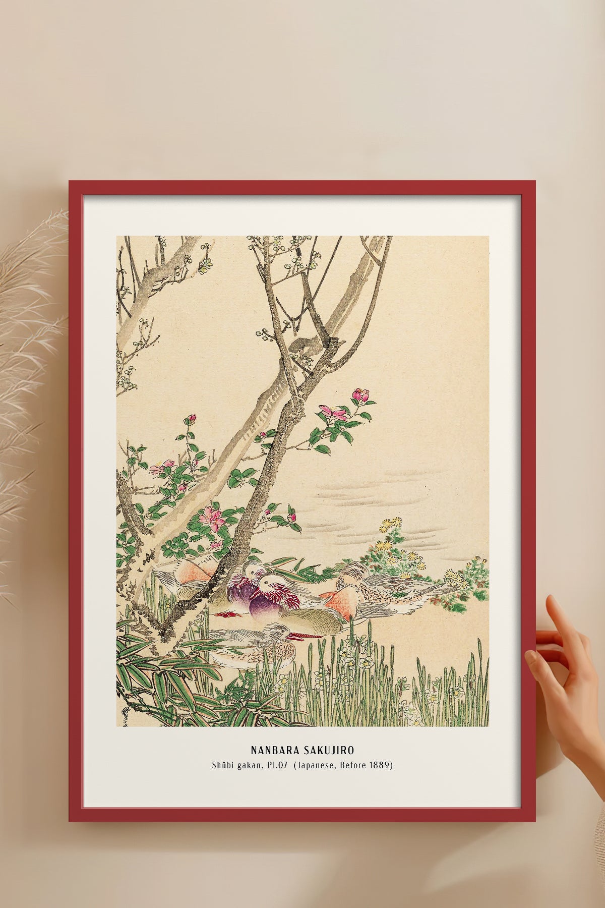 HOMEPACK Ahşap Çerçeveli Tablo Çerçeveli Poster Sanatsal Modern Duvar Dekoru JPN-02