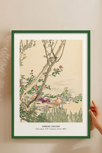 HOMEPACK Ahşap Çerçeveli Tablo Çerçeveli Poster Sanatsal Modern Duvar Dekoru JPN-02