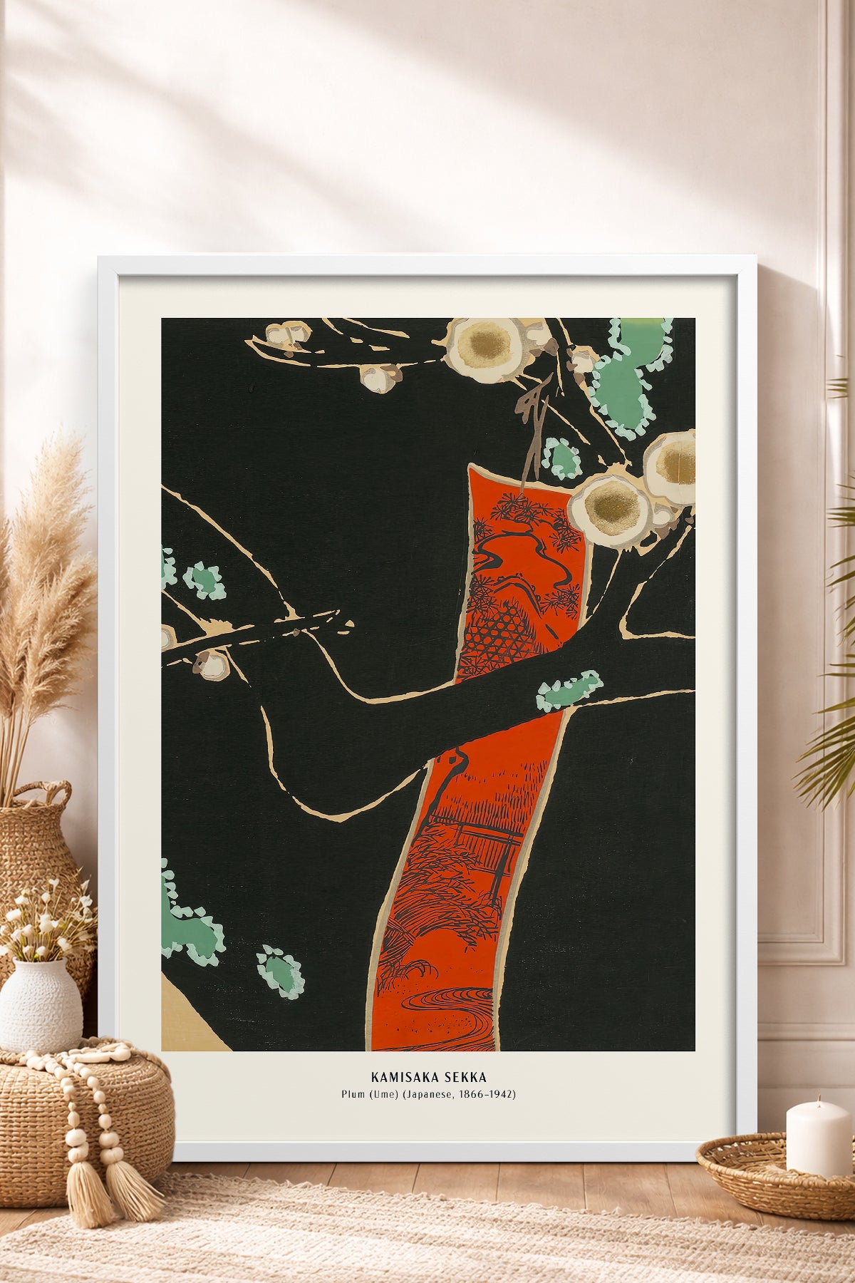 HOMEPACK Ahşap Çerçeveli Tablo Çerçeveli Poster Sanatsal Modern Duvar Dekoru JPN-025