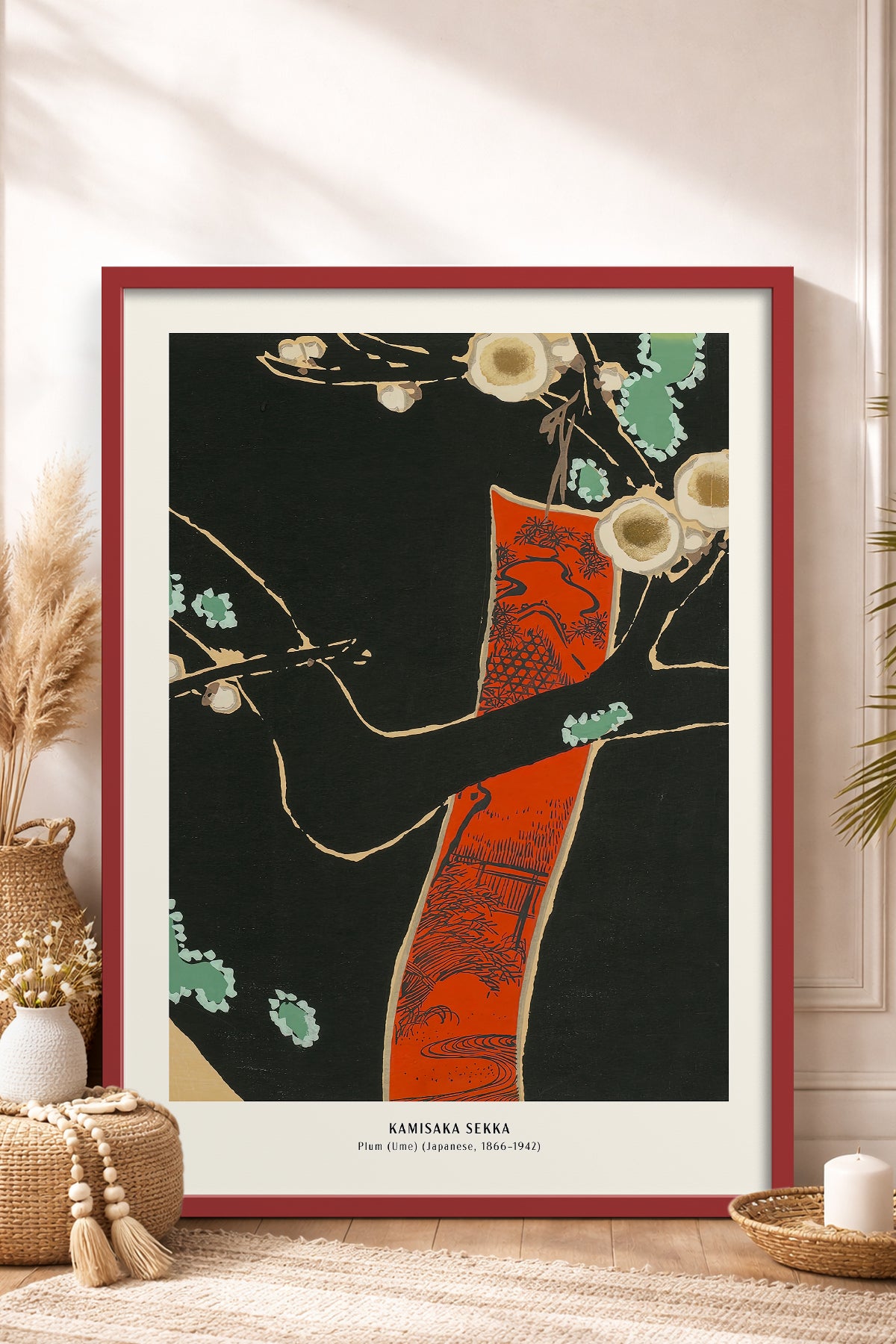 HOMEPACK Ahşap Çerçeveli Tablo Çerçeveli Poster Sanatsal Modern Duvar Dekoru JPN-025