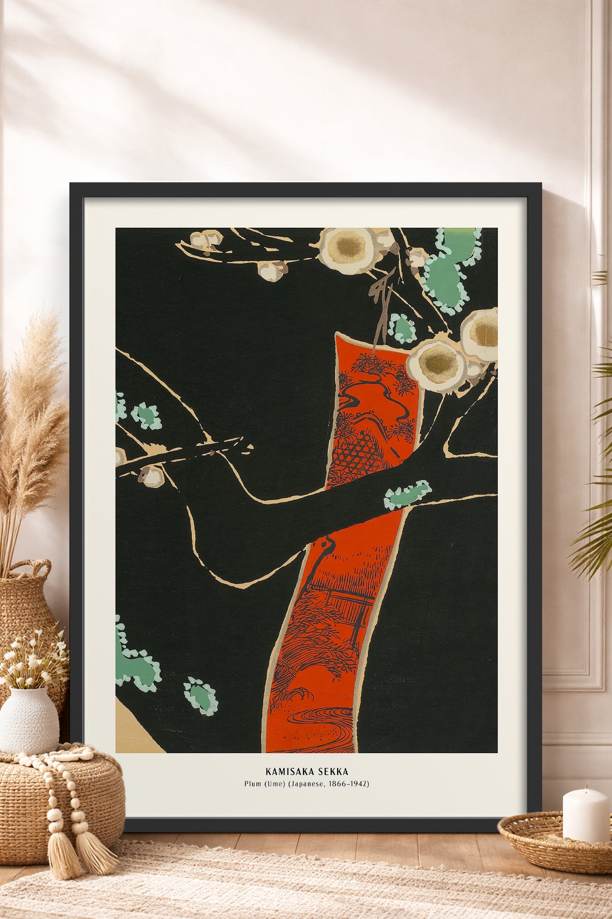 HOMEPACK Ahşap Çerçeveli Tablo Çerçeveli Poster Sanatsal Modern Duvar Dekoru JPN-025