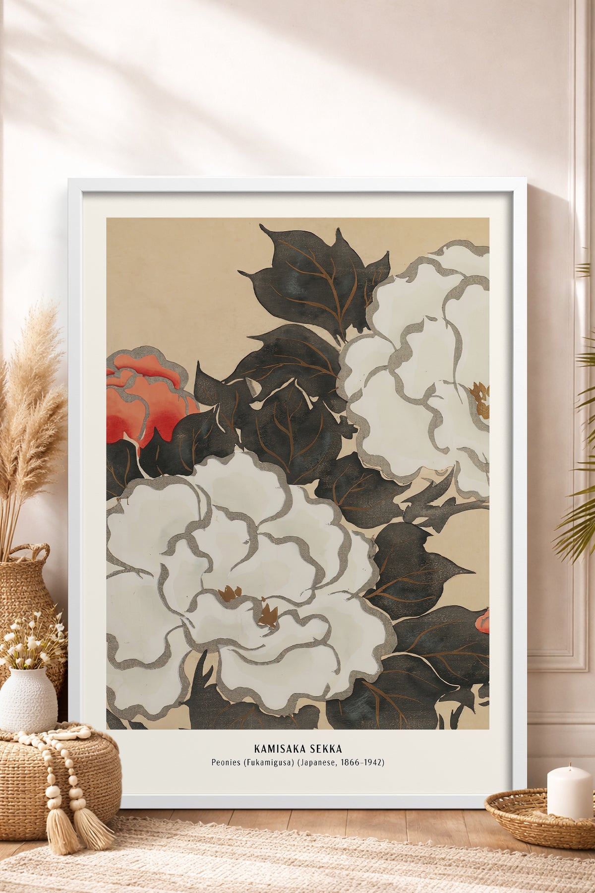 HOMEPACK Ahşap Çerçeveli Tablo Çerçeveli Poster Sanatsal Modern Duvar Dekoru JPN-027