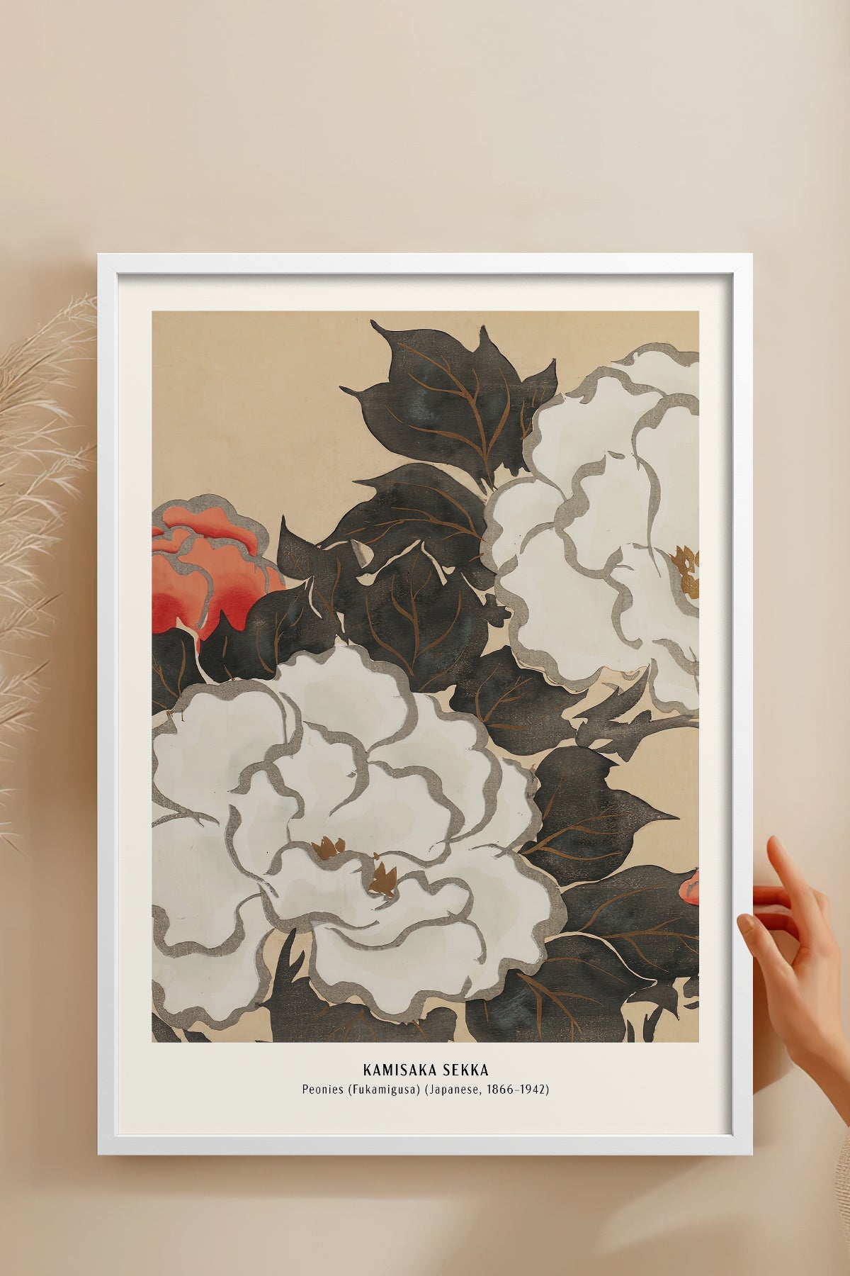 HOMEPACK Ahşap Çerçeveli Tablo Çerçeveli Poster Sanatsal Modern Duvar Dekoru JPN-027
