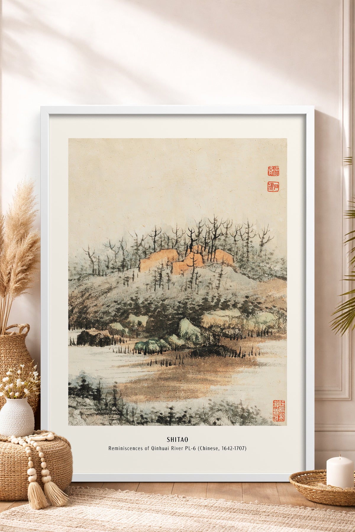 HOMEPACK Ahşap Çerçeveli Tablo Çerçeveli Poster Sanatsal Modern Duvar Dekoru JPN-03