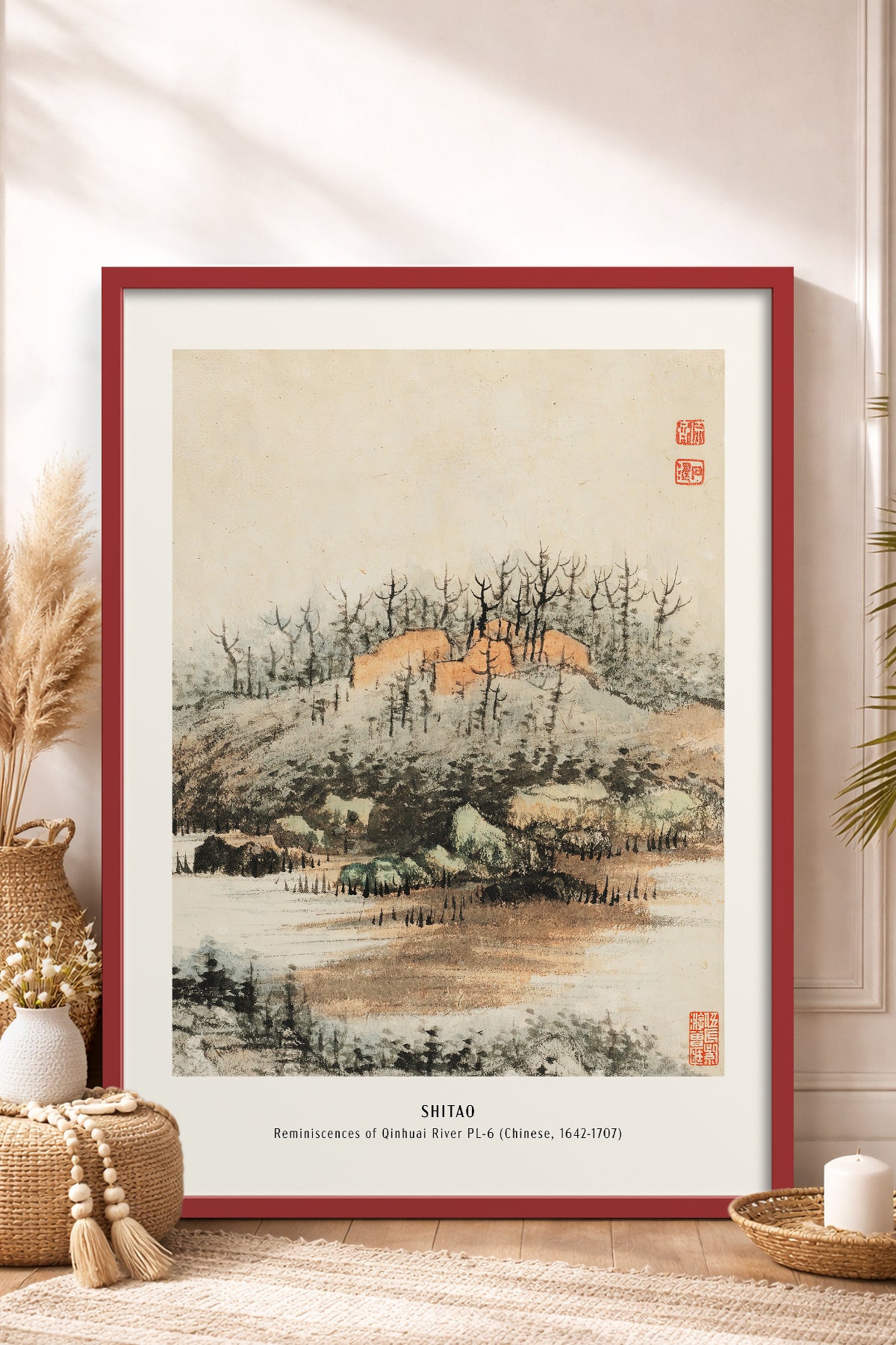 HOMEPACK Ahşap Çerçeveli Tablo Çerçeveli Poster Sanatsal Modern Duvar Dekoru JPN-03