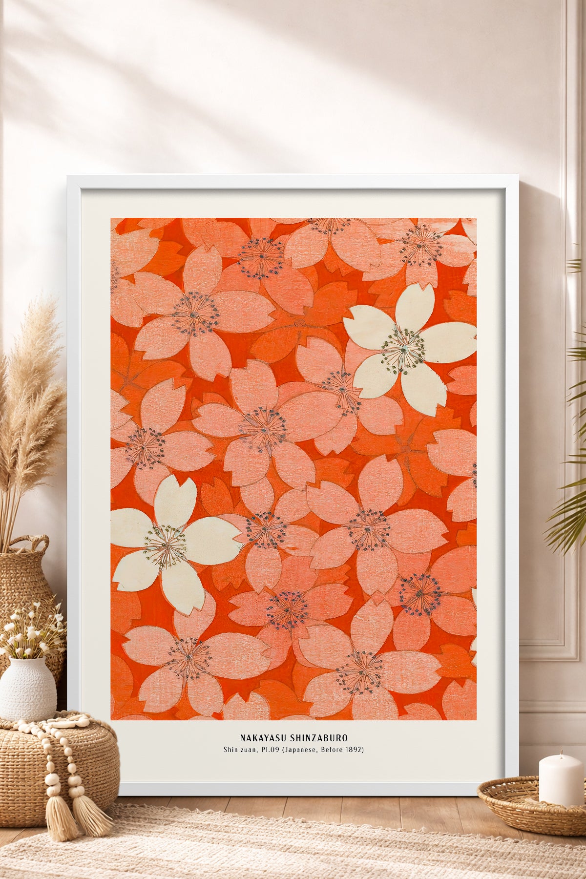 HOMEPACK Ahşap Çerçeveli Tablo Çerçeveli Poster Sanatsal Modern Duvar Dekoru JPN-031